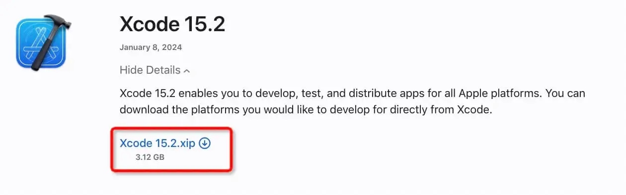 Xcode15.2